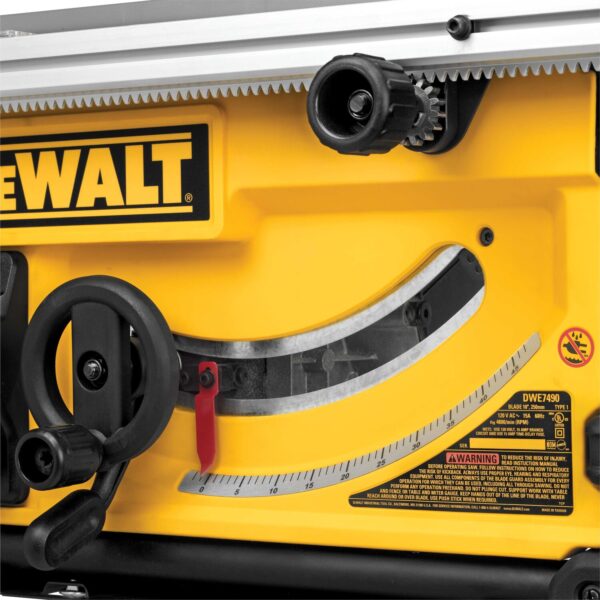 DEWALT 10 in. Table Saw with Scissor Stand 4