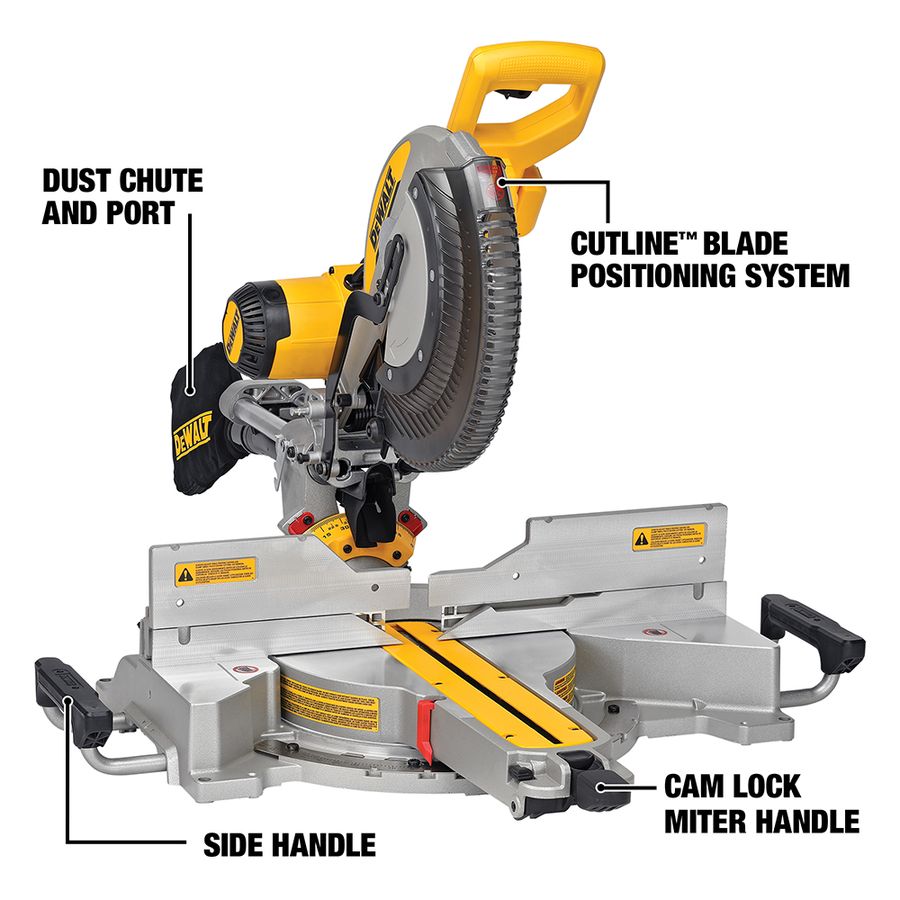 Dewalt compound double bevel shop miter saw