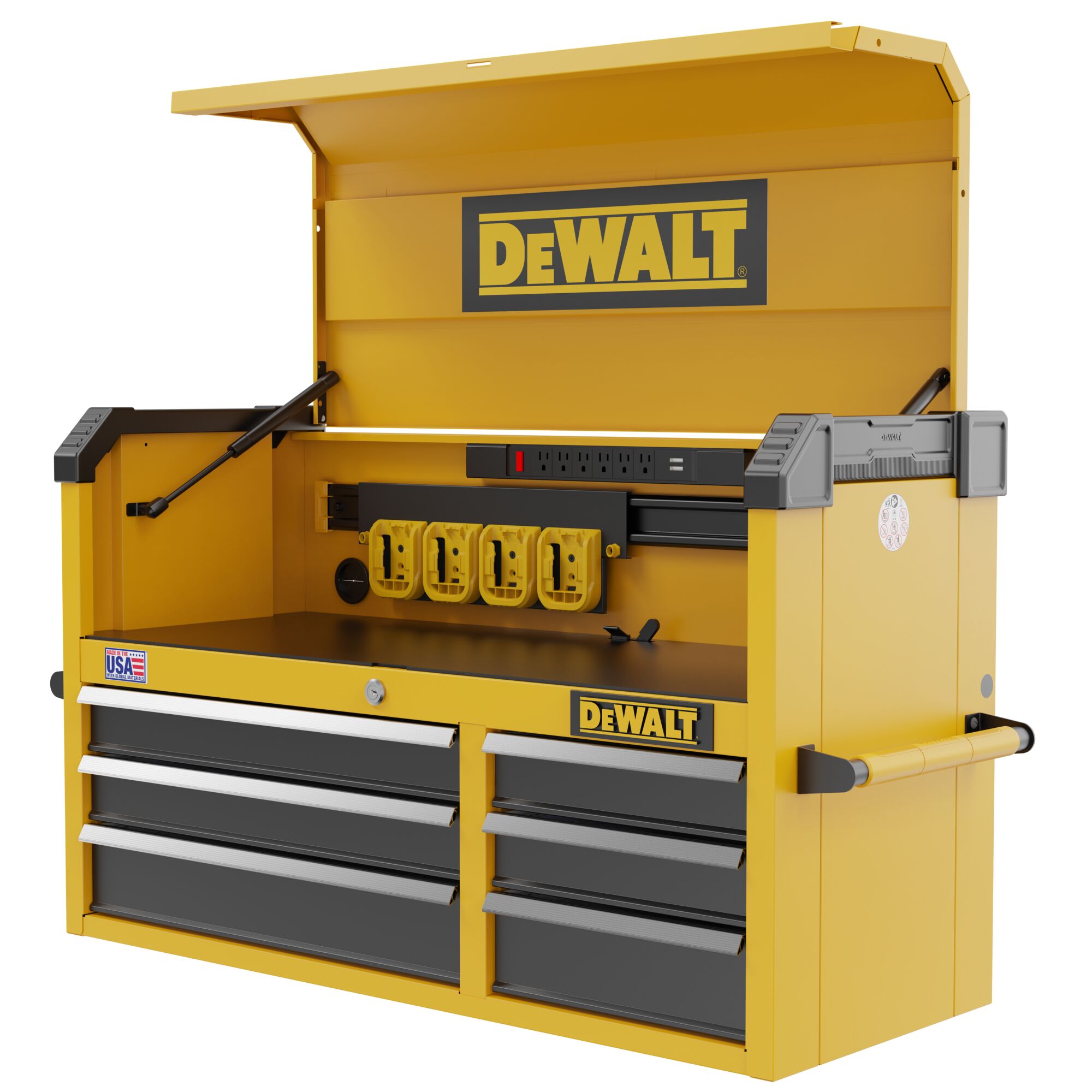 DEWALT 41 in. 6-Drawer Tool Chest - Contractor Cave Tools