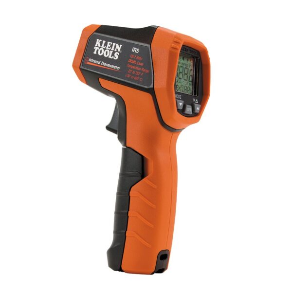 KLEIN Dual Laser Infrared Thermometer with 12:1 Ratio