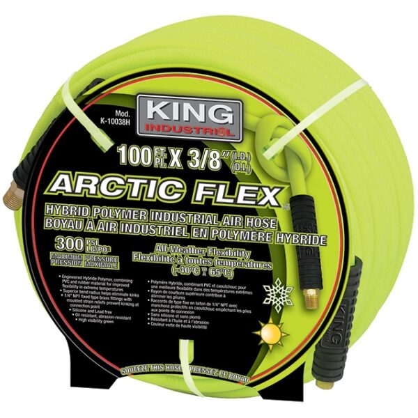 KING Air Hose Hybrid Industrial 3/8&quot; x 100&#039; 1