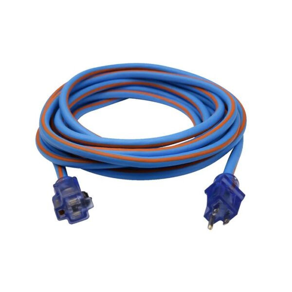 PRIME Arctic Blue™ All-Weather 25 Ft Extension Cord 12/3 3