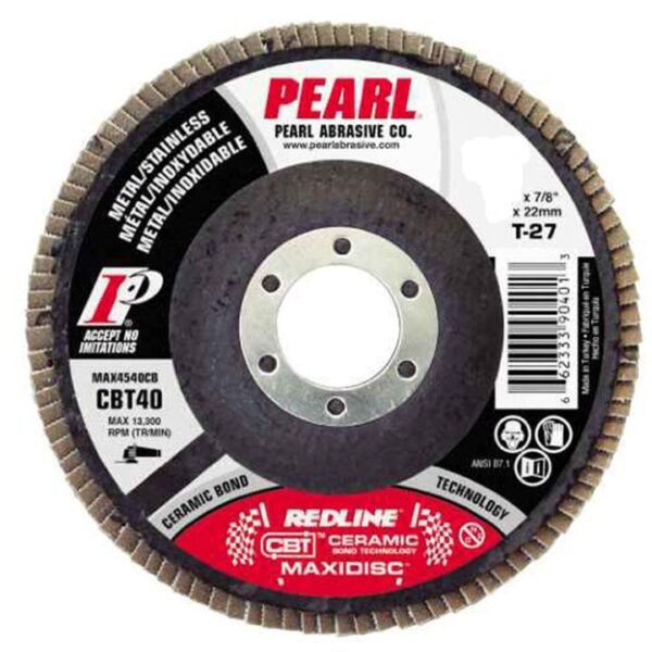 PEARL Redline™ CBT™ 5" 60 Grit Flap Disc 1