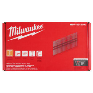 Box of Milwaukee Duplex 3" nails
