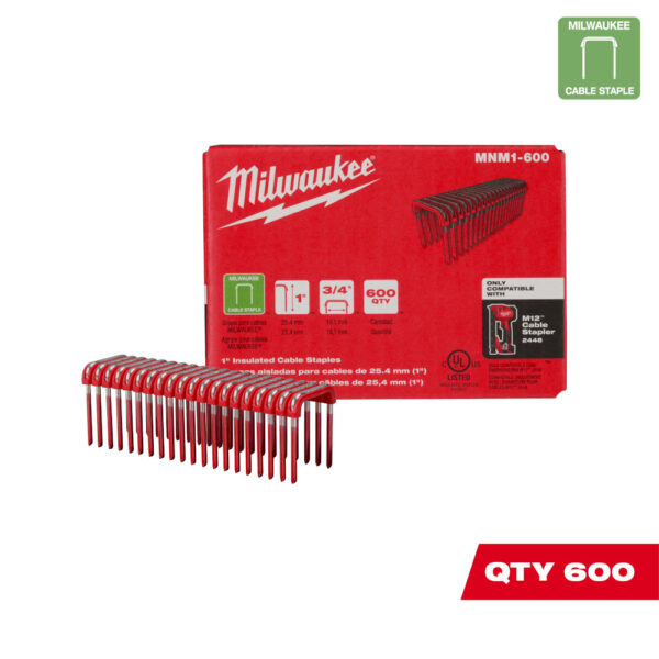 MILWAUKEE® 1&quot; Insulated Cable Staples 1