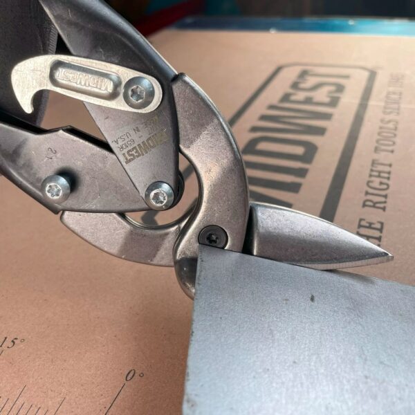 MIDWEST® Offset Right Cut Aviation Snips 4