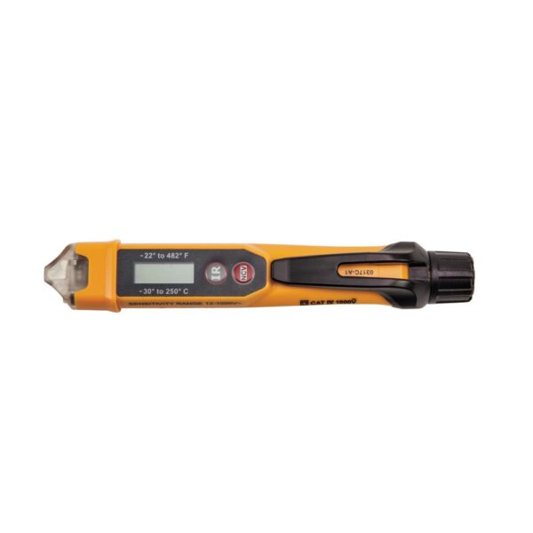 KLEIN Non-Contact Voltage Tester Pen, 12-1000 AC V with Infrared Thermometer 2