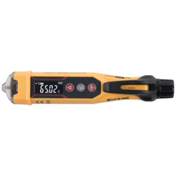KLEIN Non-Contact Voltage Tester Pen, 12-1000V AC, w/ Laser Distance Meter 3