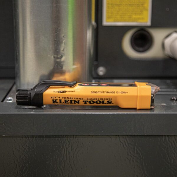 KLEIN Non-Contact Voltage Tester Pen, 12-1000V AC, w/ Laser Distance Meter 6