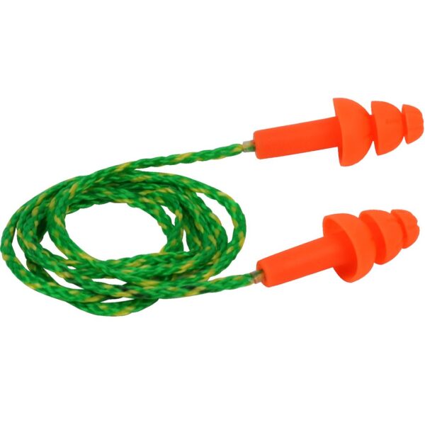 PIP® Earplugs, Reusable - Corded, 25DB, Orange - 100/Box 2
