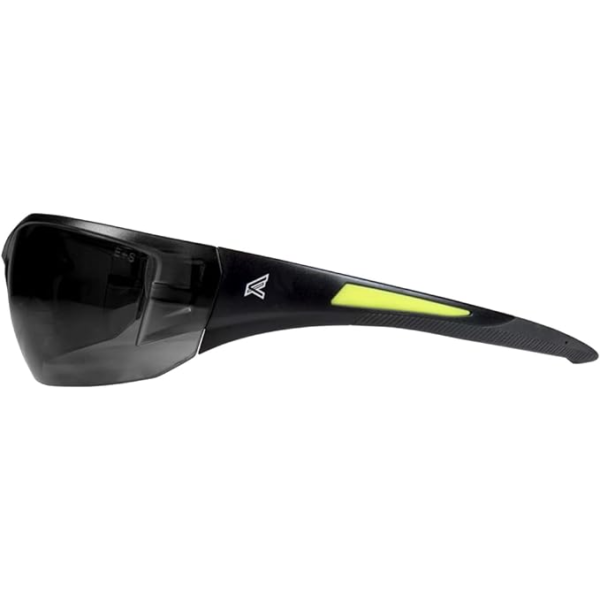 EDGE Delano G2 Safety Glasses - Black Frame Smoke Lens 3