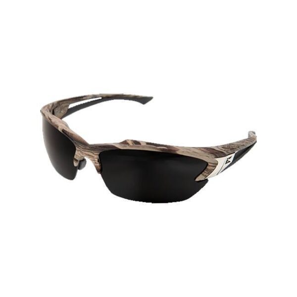 EDGE Khor Safety Glasses - Camo Frame Pol Smoke Anti-Reflective Yel Lens 2