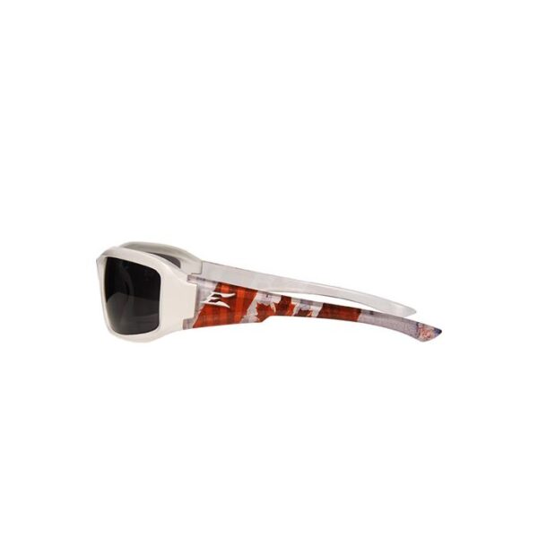 EDGE Brazeau True North Safety Glasses White & Red 3