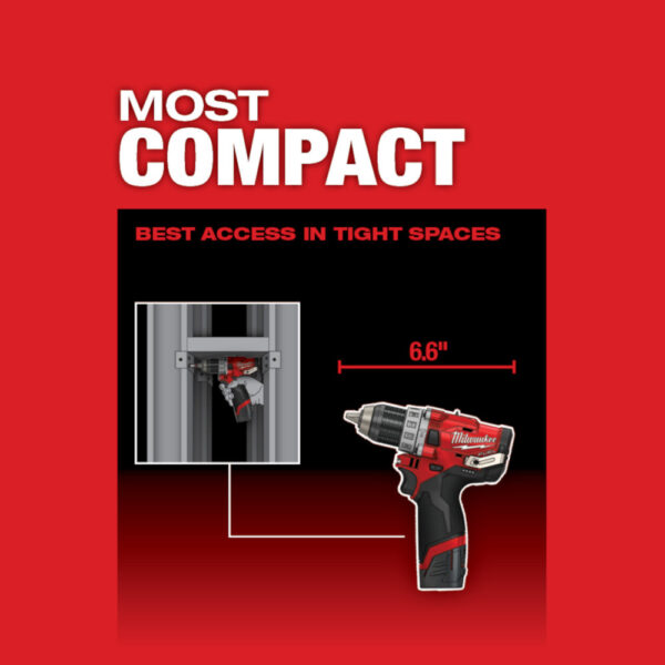 MILWAUKEE M12 FUEL™ 1/2&quot; Hammer Drill (Tool Only) 8