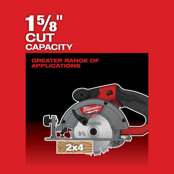 MILWAUKEE M12 FUEL™ 5-3/8" Circular Saw (Tool Only) 5