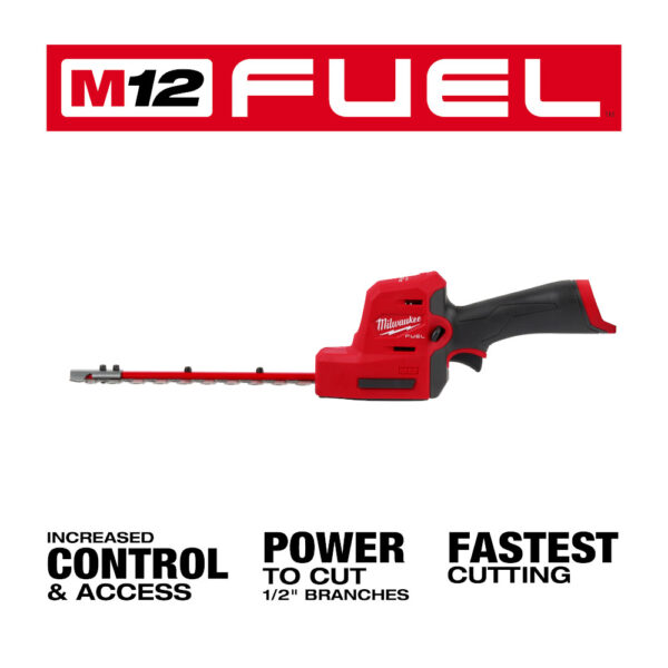 MILWAUKEE M12 FUEL™ 8" Hedge Trimmer (Tool Only) 4