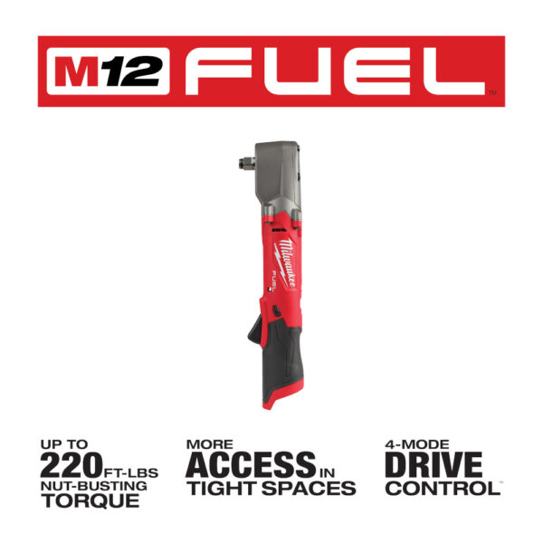 MILWAUKEE M12 FUEL™ 1/2&quot; Right Angle Impact Wrench w/ Friction Ring (Tool Only) 3