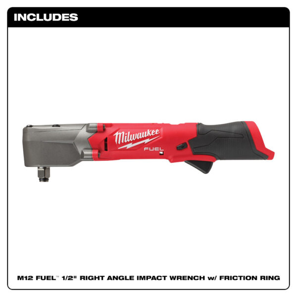 MILWAUKEE M12 FUEL™ 1/2&quot; Right Angle Impact Wrench w/ Friction Ring (Tool Only) 4