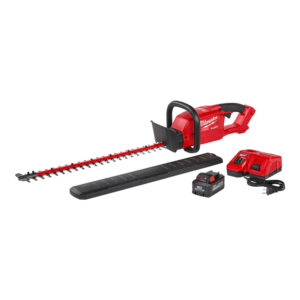 The Milwaukee M18 FUEL™ 24&quot; Hedge Trimmer has the power to cut ¾” branches, cuts up to 30% faster, and provides up to 2 hours of run-time per charge.