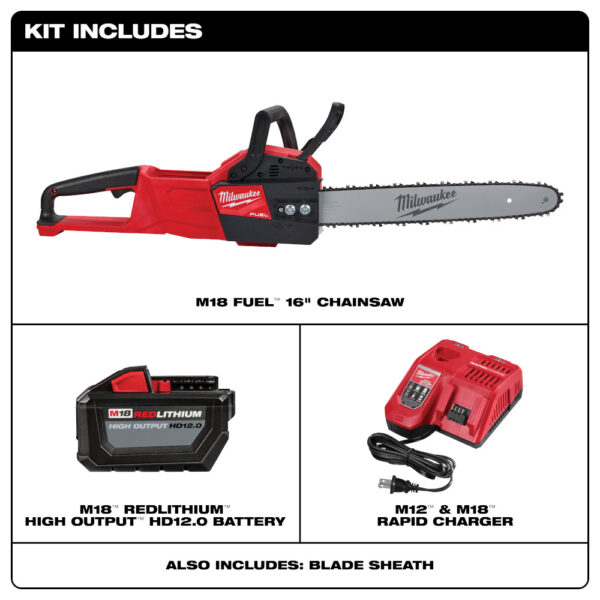 MILWAUKEE M18 FUEL™ 16&quot; Chainsaw Kit 11