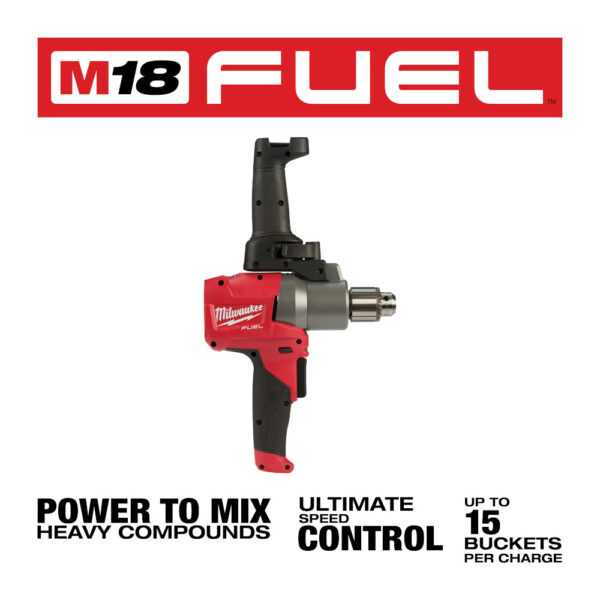 MILWAUKEE® M18 FUEL™ Mud Mixer with 180° Handle (Tool Only) 4