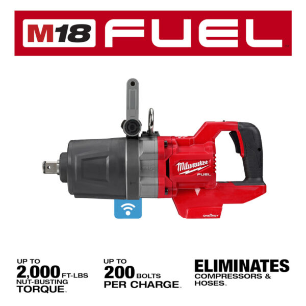MILWAUKEE M18 FUEL™ 1&quot; D-Handle High Torque Impact Wrench (Tool Only) 4