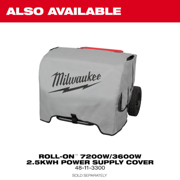 MILWAUKEE ROLL-ON ™ 7200W/3600W 2.5kWh Power Supply 6