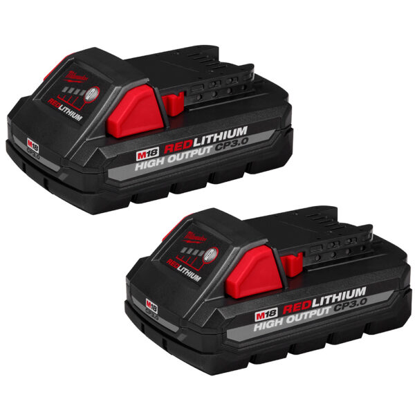 MILWAUKEE M18™ REDLITHIUM™ HIGH OUTPUT™ CP3.0 Battery 2-Pack 1