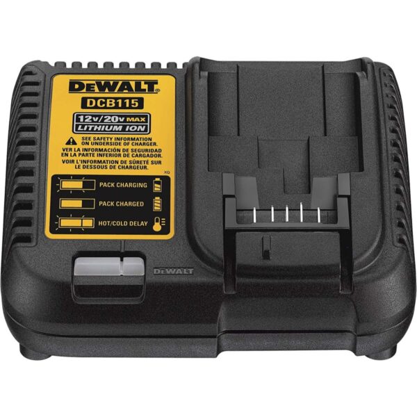 DEWALT 12V MAX* - 20V MAX* Lithium Ion Battery Charger 3