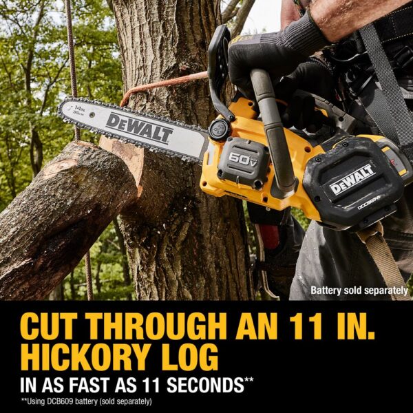 DEWALT 60V MAX* 14 In. Top Handle Chainsaw (Tool only) 7