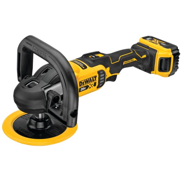 DEWALT 20V MAX* XR® 7 in. Cordless Variable-Speed Rotary Polisher Kit 2