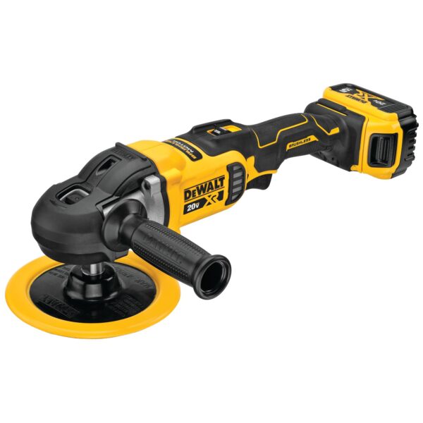 DEWALT 20V MAX* XR® 7 in. Cordless Variable-Speed Rotary Polisher Kit 3