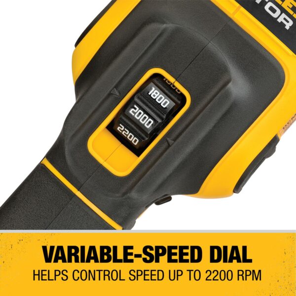 DEWALT 20V MAX* XR® 7 in. Cordless Variable-Speed Rotary Polisher Kit 6