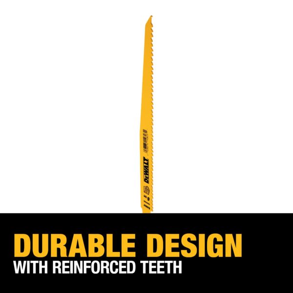 DEWALT® 9" Recip Blade 6 TPI 2