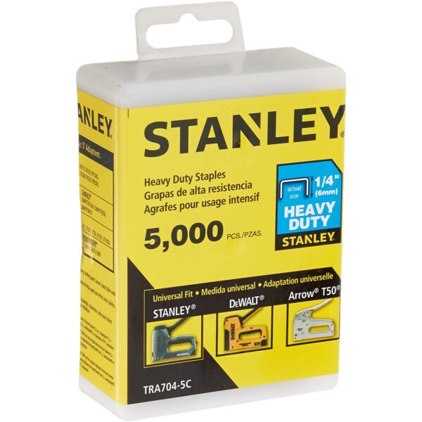 STANLEY® 1/4&quot; Staples 5000/Box 1