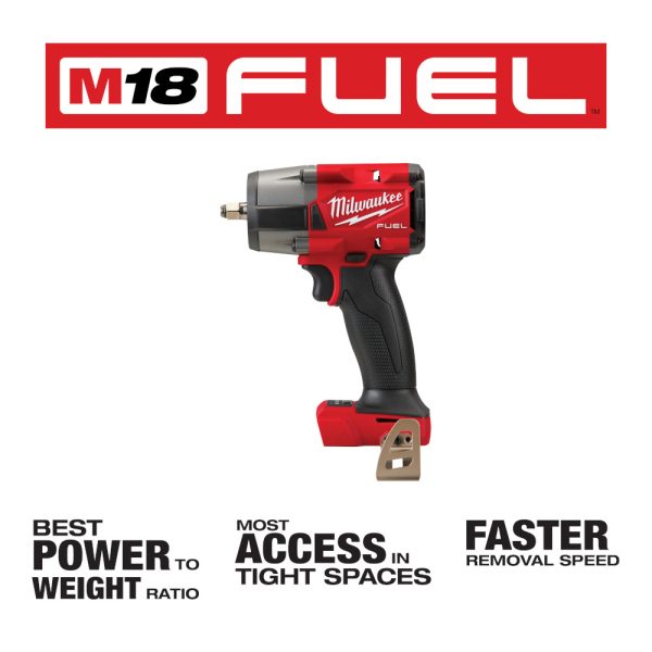 MILWAUKEE® M18 FUEL™ 3/8 Mid-Torque Impact Wrench w/ Friction Ring (Tool Only) 6
