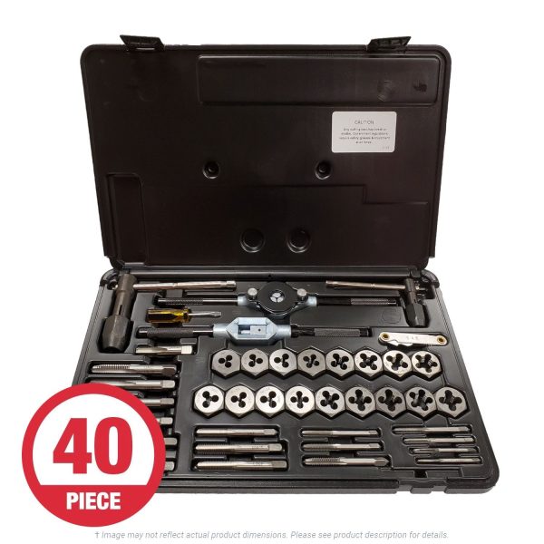 NORSEMAN 40 Pc Tap & Die Set SAE- Mag Super Premium 3