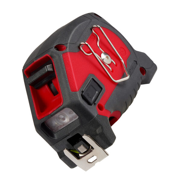 MILWAUKEE 25ft Compact Wide Blade Magnetic Tape Measure w/ Rechargeable Light 4