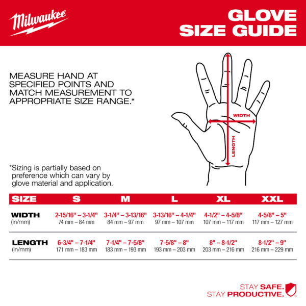 MILWAUKEE® Cut Level 1 Winter Dipped Gloves - XL 3