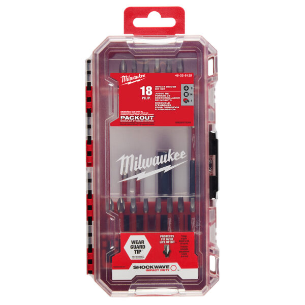 MILWAUKEE SHOCKWAVE Impact Duty Driver Bit Set (18-Piece) 2