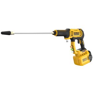 For portable cleaning on the jobsite or at home with 18X the cleaning power of a garden hose‡, the DEWALT 60V MAX* Power Cleaner is the ideal choice. This versatile tool can draw from any fresh water source with an included suction hose for when a garden hose is not easily accessible.