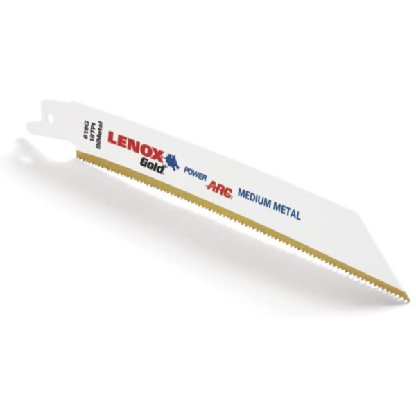LENOX Recip Blades 18 TPI 6" Gold - 25pk 1