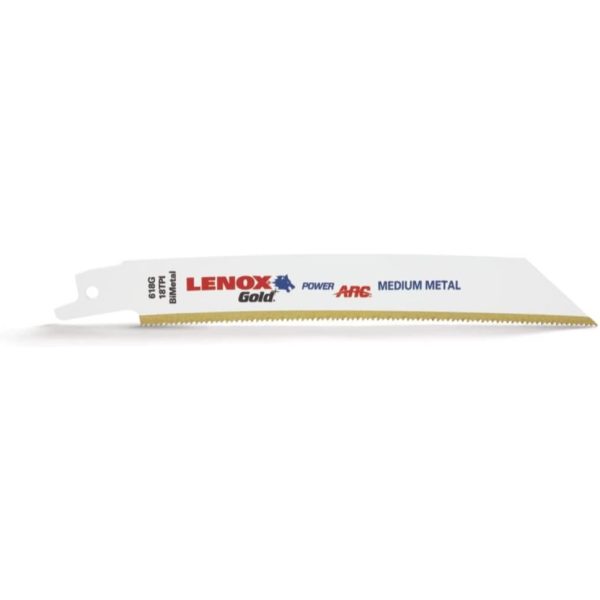 LENOX Recip Blades 18 TPI 6&quot; Gold - 25pk 2