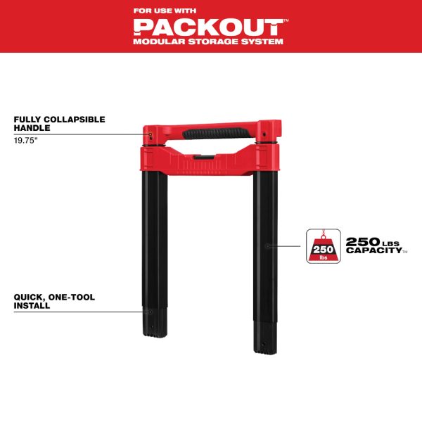 MILWAUKEE Low-Profile Handle for PACKOUT™ Rolling Tool Box - Image 5