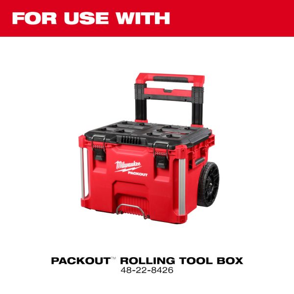 MILWAUKEE Low-Profile Handle for PACKOUT™ Rolling Tool Box - Image 6