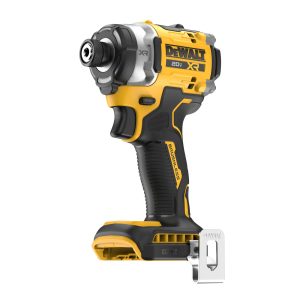 DeWALT 20V MAX* XR® Brushless Cordless 3-Speed High Torque 1/4 in. Impact Driver with a belt clip