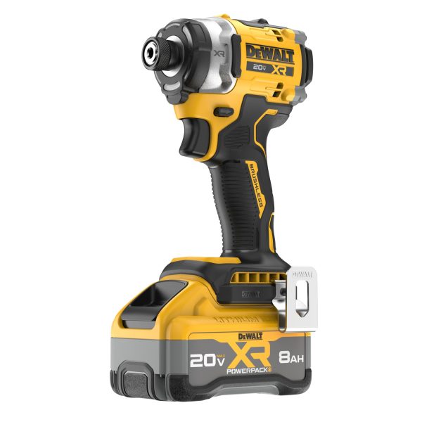 DEWALT 20V MAX XR® Brushless Cordless 3-Speed High Torque 1/4" Impact Driver Kit 1