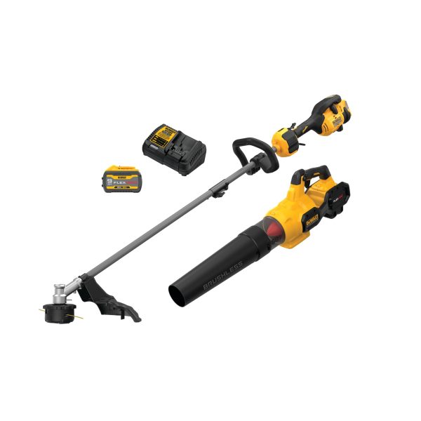 DEWALT 60V MAX* 17 in. Brushless Cordless String Trimmer and Blower Combo Kit 1