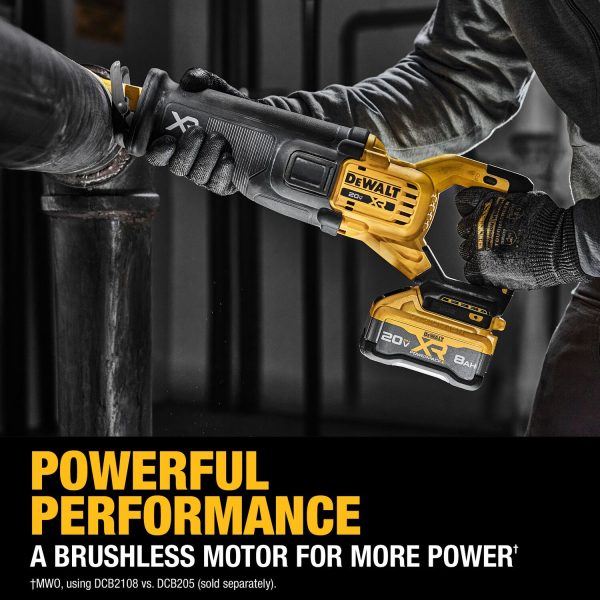 DEWALT 20V MAX* XR® Brushless Cordless Reciprocating Saw Kit With XR Powerpack™ 6