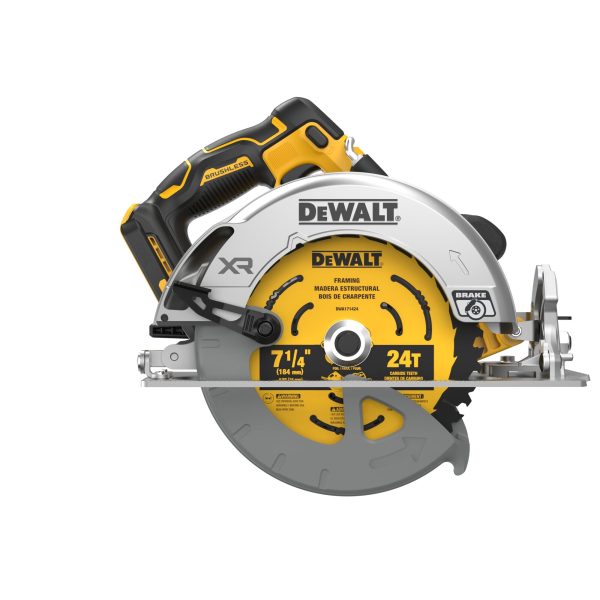 DEWALT 20V MAX* XR® Brushless Cordless 7-1/4 in. Circular Saw (Tool Only) 1